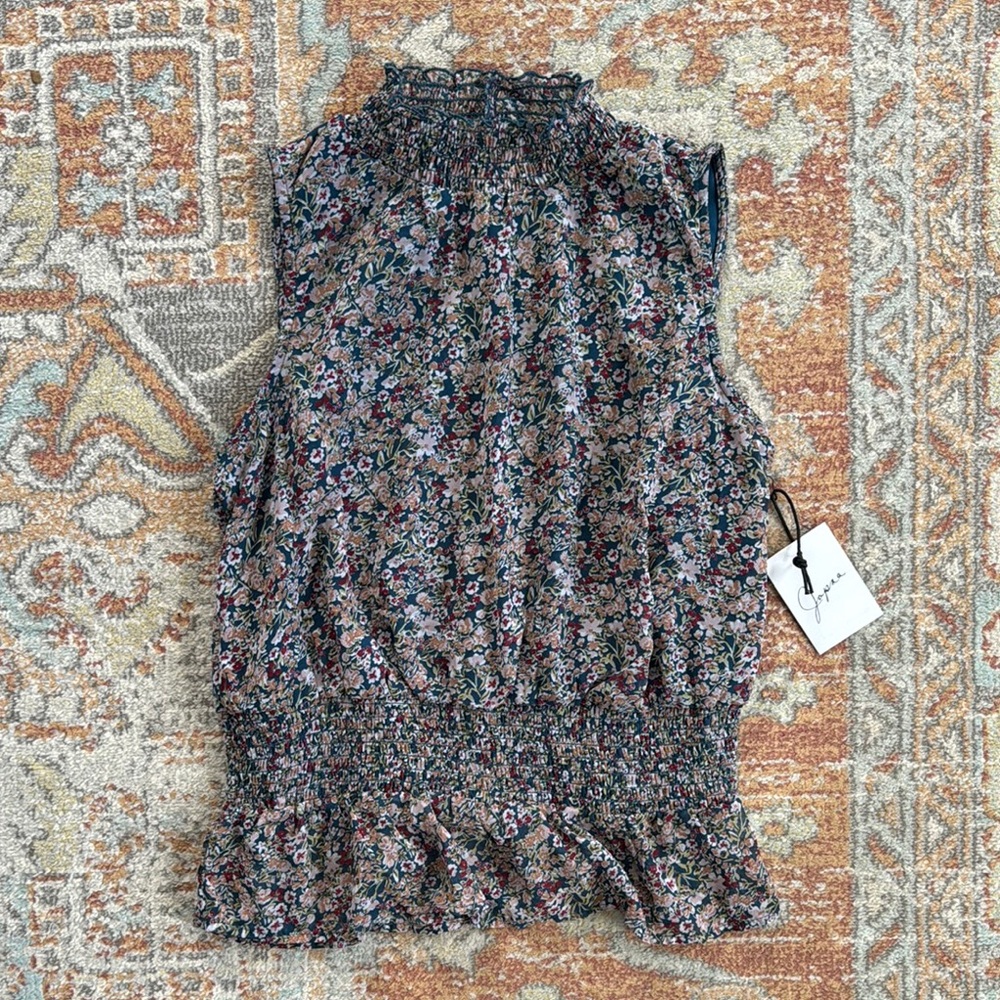 Jopna Floral Sleeveless Blouse size L